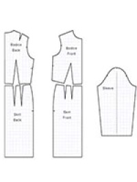 101 Block - Bodice, Sleeve, Skirt