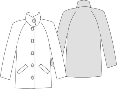 682 Raglan Sleeve Coat