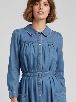 709 Cooler Days Shirtdress