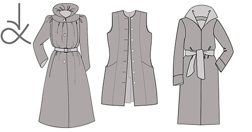 Angela Kane sewing patterns - Coats