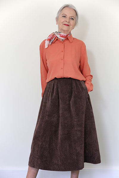 Sewing Pattern Full Pleated Skirt by Angela Kane