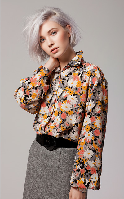 Photo of Shirt Sewing Pattern, a PDF Sewing Pattern Download, a Cotton Gingham Shirt Pattern Online