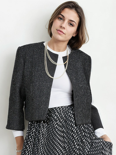 Sewing Pattern Boxy Chanel Cut Jacket from Angela Kane