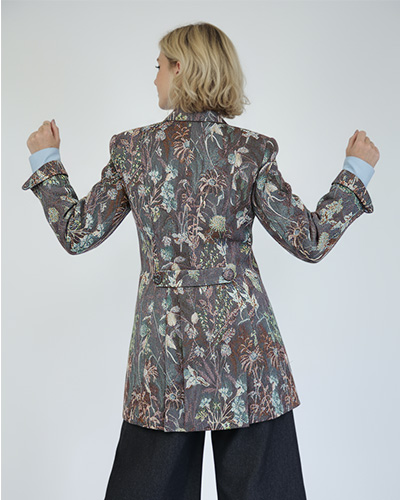 Frock Coat PDF sewing pattern 657 on model