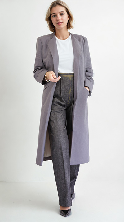 Sewing Pattern image, Summer Coat in Linen from Angela Kane