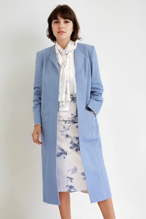 PDF Sewing Pattern - The Summer Coat in Linen by Angela Kane
