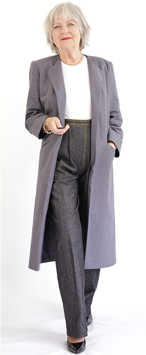 PDF Sewing Pattern - The Summer Coat in Linen by Angela Kane