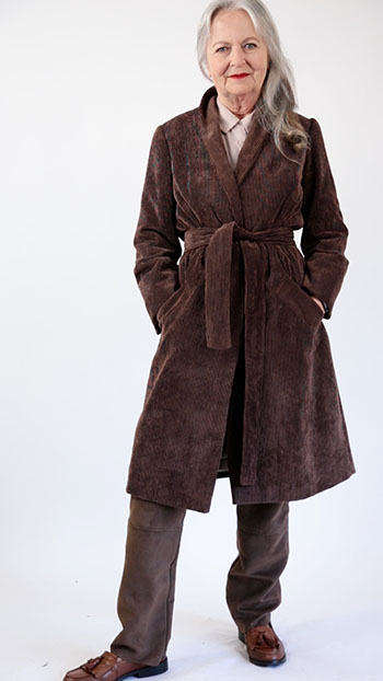 Shawl Collar Coat PDF Sewing Pattern, Designed by Angela Kane