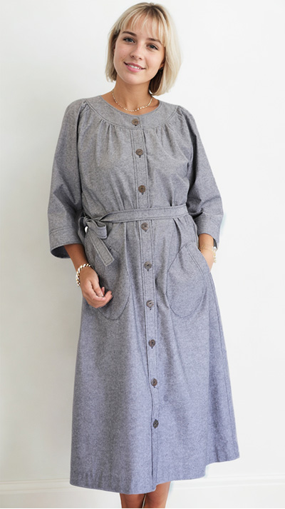 Sewing Pattern, The Raglan Sleeve Shirtdress, image