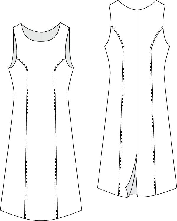 a line sundress pattern