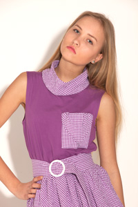 Photo of Jersey Pattern for Knits - Gingham and Jersey Combo PDF Sewing Pattern