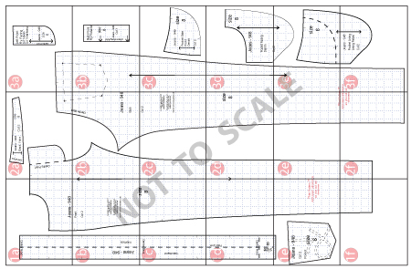 Blouse Cutting Pattern Pdf Print