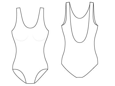 PDF Sewing Patterns Swimming Costume by Angela Kane
