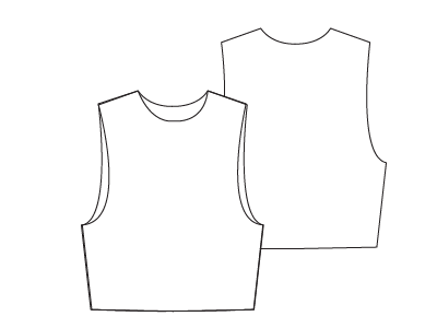 PDF Sewing Patterns Jersey Boxy Top by Angela Kane