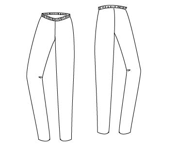 PDF Sewing Patterns Jersey Leggings by Angela Kane