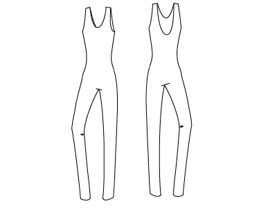 PDF Sewing Patterns Jersey Body Suit by Angela Kane