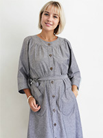 PDF Sewing Patterns Raglan Sleeve Shirtdress by Angela Kane