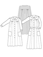 PDF Sewing Patterns Classic Shirtdress by Angela Kane